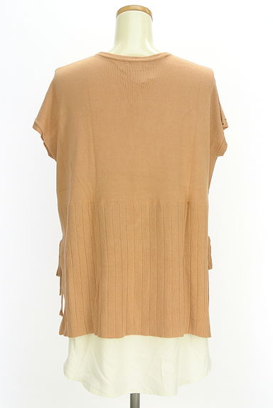 axes femme（アクシーズファム）の古着「ブラウスドッキングニット（ニット）」大画像２へ