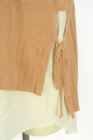 axes femme（アクシーズファム）の古着「ブラウスドッキングニット（ニット）」大画像５へ