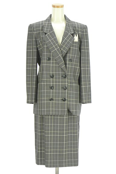 LEILIAN（レリアン）の古着「ミドル丈ジャケット+膝下タイトスカート（セットアップ（ジャケット＋スカート））」大画像１へ