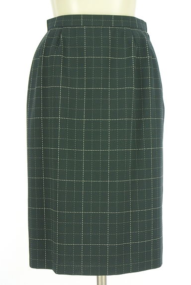 LEILIAN（レリアン）の古着「チェック柄ジャケット+膝下タイトスカート（セットアップ（ジャケット＋スカート））」大画像５へ