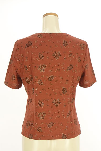 クリックで大画像表示 LEILIAN(レリアン)の古着「半そで総柄カットソー(カットソー・プルオーバー)」大画像2へ