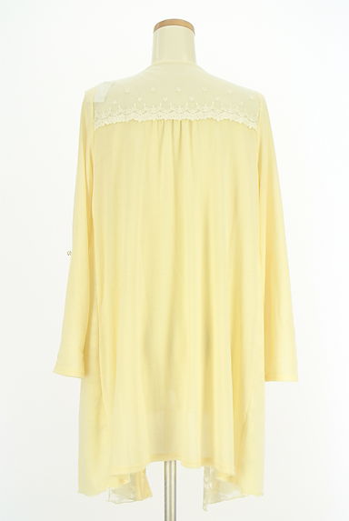 クリックで大画像表示 axes femme(アクシーズファム)の古着「レース切替ニットカーディガン(カーディガン・ボレロ)」大画像2へ