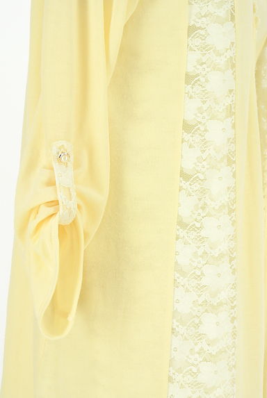 クリックで大画像表示 axes femme(アクシーズファム)の古着「レース切替ニットカーディガン(カーディガン・ボレロ)」大画像5へ