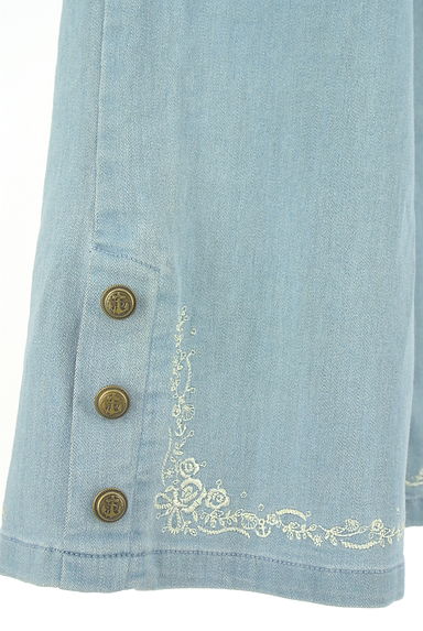 axes femme（アクシーズファム）の古着「裾花柄刺繍デニムパンツ（デニムパンツ）」大画像５へ