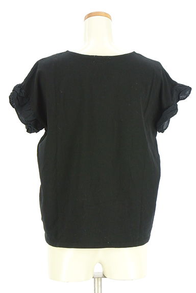 クリックで大画像表示 Samansa Mos2(サマンサモスモス)の古着「カットワークレース切替フレンチスリーブカットソー(カットソー・プルオーバー)」大画像2へ