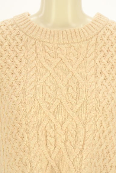 Samansa Mos2（サマンサモスモス）の古着「サイドリボンケーブルニットベスト（ベスト・ジレ）」大画像４へ