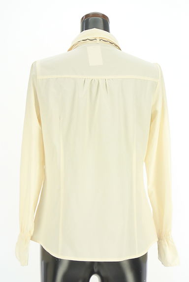 axes femme（アクシーズファム）の古着「刺しゅうリボンタイ付きブラウス（ブラウス）」大画像２へ