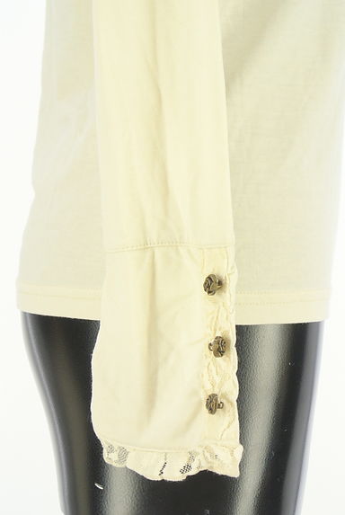 axes femme（アクシーズファム）の古着「レースヨークハイネックカットソー（カットソー・プルオーバー）」大画像５へ