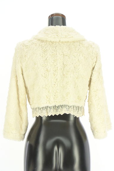 axes femme（アクシーズファム）の古着「エコファーショートボレロ（カーディガン・ボレロ）」大画像２へ