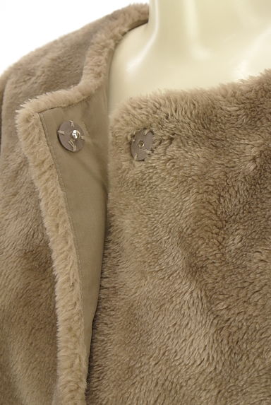 UNFILO（アンフィーロ）の古着「エコファーミドル丈ノーカラーコート（コート）」大画像４へ