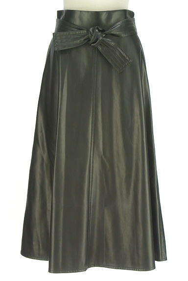 Pinky＆Dianne（ピンキー＆ダイアン）の古着「フェイクレザーロングスカート（ロングスカート・マキシスカート）」大画像１へ