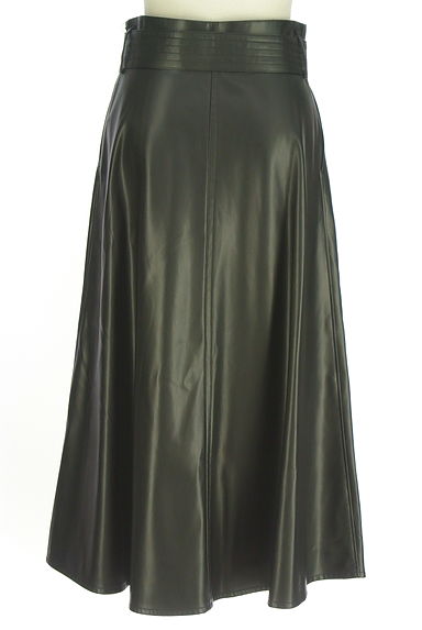 Pinky＆Dianne（ピンキー＆ダイアン）の古着「フェイクレザーロングスカート（ロングスカート・マキシスカート）」大画像２へ
