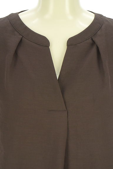 INDIVI（インディヴィ）の古着「フレンチスリーブキーネックブラウス（カットソー・プルオーバー）」大画像４へ