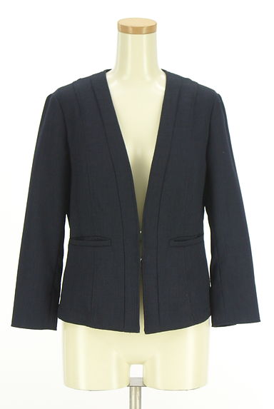 COUP DE CHANCE（クードシャンス）の古着「9分袖ノーカラージャケット（ジャケット）」大画像１へ