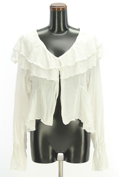 Kastane（カスタネ）の古着「ティアードフリル襟カーディガン（カーディガン・ボレロ）」大画像１へ