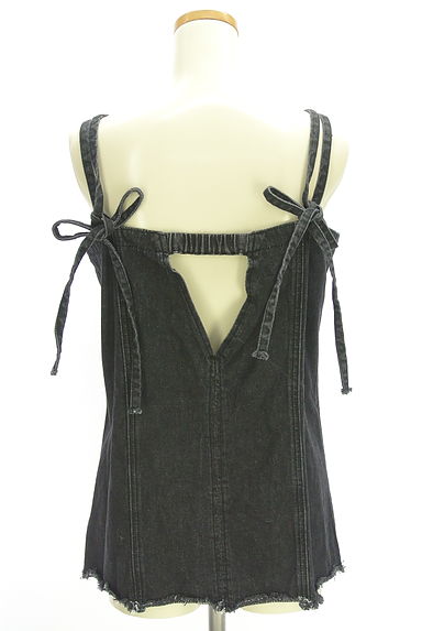 Kastane（カスタネ）の古着「ブラックデニムキャミ（キャミソール・タンクトップ）」大画像２へ