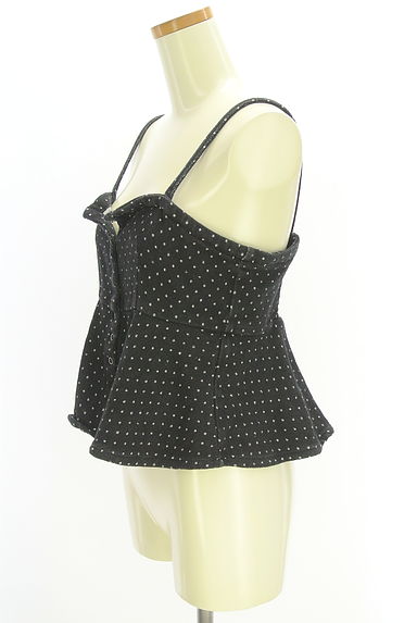 Kastane（カスタネ）の古着「ドット柄ペプラムキャミ（カットソー・プルオーバー）」大画像３へ