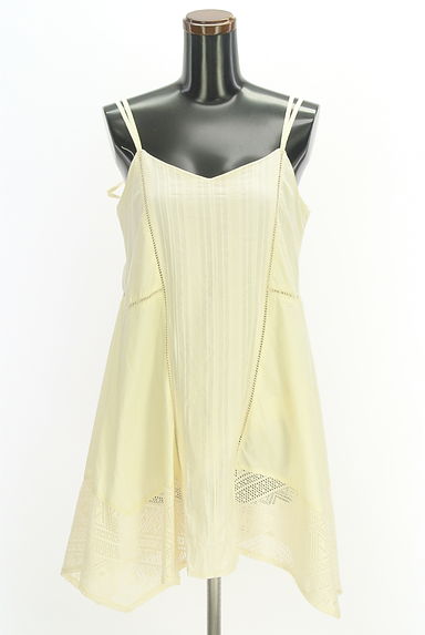 クリックで大画像表示 Kastane(カスタネ)の古着「レース切替キャミワンピース(キャミワンピース)」大画像1へ