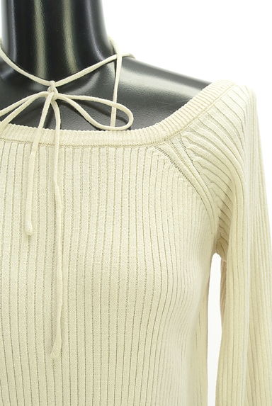 Kastane（カスタネ）の古着「アシンメトリーリブニットトップス（ニット）」大画像５へ