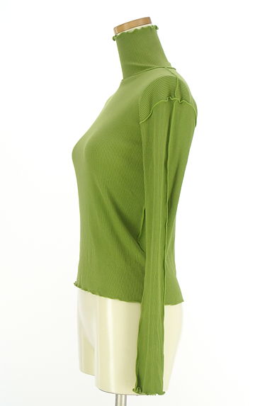 Kastane（カスタネ）の古着「メロウフリルハイネックリブカットソー（カットソー・プルオーバー）」大画像３へ