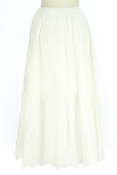 クリックで大画像表示 Spick and Span(スピック&スパン)の古着「カットワークレースロングスカート(ロングスカート・マキシスカート)」大画像2へ