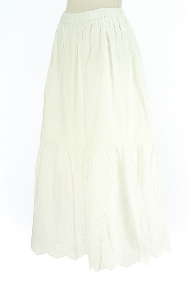 クリックで大画像表示 Spick and Span(スピック&スパン)の古着「カットワークレースロングスカート(ロングスカート・マキシスカート)」大画像3へ
