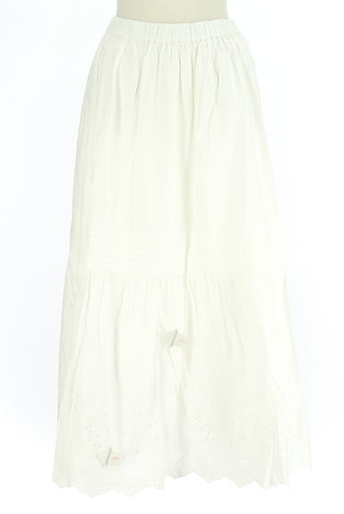 クリックで大画像表示 Spick and Span(スピック&スパン)の古着「カットワークレースロングスカート(ロングスカート・マキシスカート)」大画像4へ