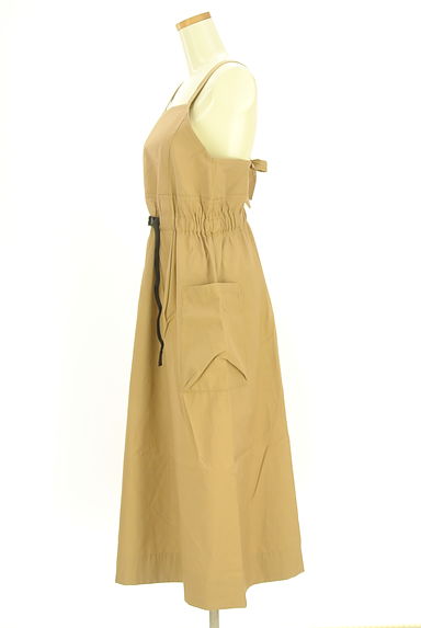 emmi atelier（エミ アトリエ）の古着「ドッキングベルトロングフレアワンピ（キャミワンピース）」大画像３へ