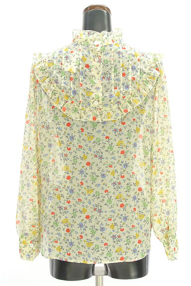 クリックで大画像表示 SLOBE IENA(スローブイエナ)の古着「小花柄シフォンカットソー(カットソー・プルオーバー)」大画像2へ