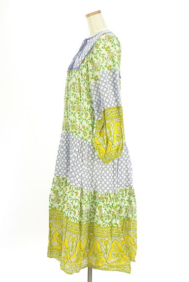 SLOBE IENA（スローブイエナ）の古着「花柄×和柄ワンピース（ワンピース・チュニック）」大画像３へ