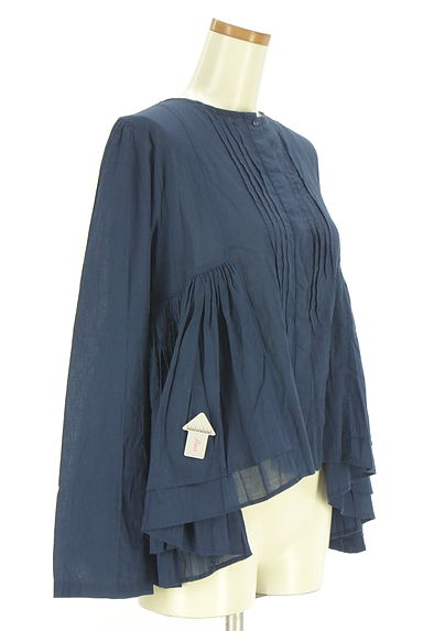 SLOBE IENA（スローブイエナ）の古着「ギャザーフレアブラウス（ブラウス）」大画像４へ