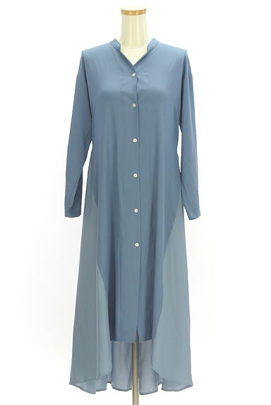 クリックで大画像表示 OSMOSIS(オズモーシス)の古着「loaf バイカラーブラウスワンピース(ワンピース・チュニック)」大画像1へ