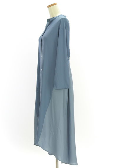 クリックで大画像表示 OSMOSIS(オズモーシス)の古着「loaf バイカラーブラウスワンピース(ワンピース・チュニック)」大画像3へ