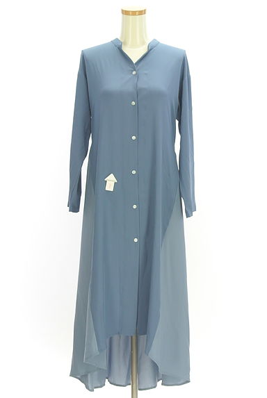 クリックで大画像表示 OSMOSIS(オズモーシス)の古着「loaf バイカラーブラウスワンピース(ワンピース・チュニック)」大画像4へ