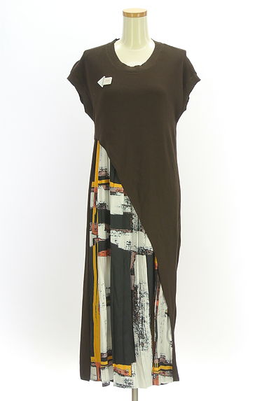 OSMOSIS（オズモーシス）の古着「loaf 別地切替ノースリニットワンピース（ワンピース・チュニック）」大画像４へ