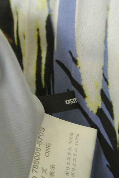 クリックで大画像表示 OSMOSIS(オズモーシス)の古着「プリントプリーツロングフレアスカート(ロングスカート・マキシスカート)」大画像6へ