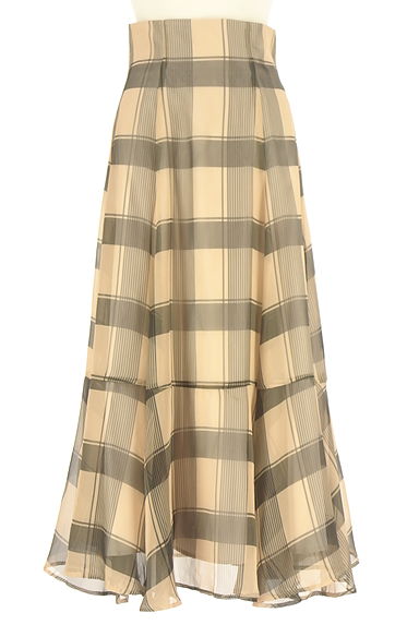 Rirandture（リランドチュール）の古着「チェック柄シアーロングスカート（ロングスカート・マキシスカート）」大画像１へ