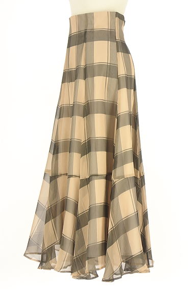Rirandture（リランドチュール）の古着「チェック柄シアーロングスカート（ロングスカート・マキシスカート）」大画像３へ