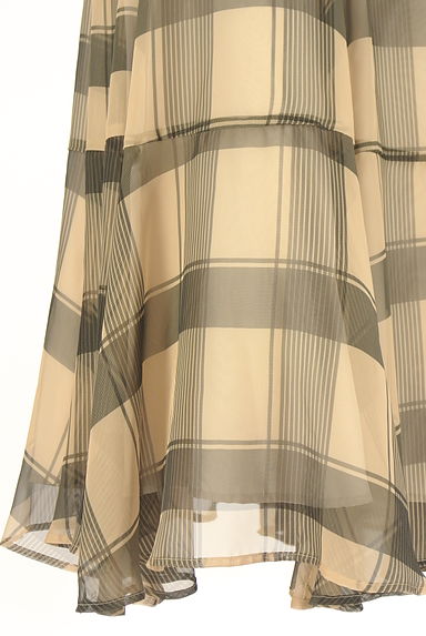 Rirandture（リランドチュール）の古着「チェック柄シアーロングスカート（ロングスカート・マキシスカート）」大画像５へ