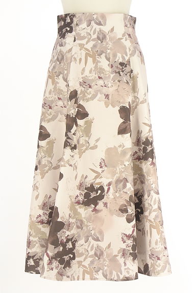 クリックで大画像表示 JUSGLITTY(ジャスグリッティー)の古着「花柄ミモレフレアスカート(ロングスカート・マキシスカート)」大画像1へ