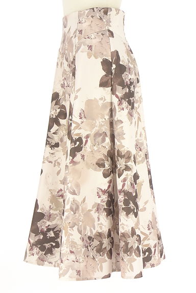 クリックで大画像表示 JUSGLITTY(ジャスグリッティー)の古着「花柄ミモレフレアスカート(ロングスカート・マキシスカート)」大画像3へ