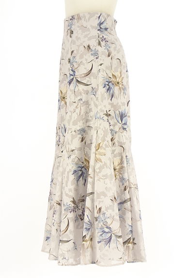 JUSGLITTY（ジャスグリッティー）の古着「花柄シアーロングスカート（ロングスカート・マキシスカート）」大画像３へ