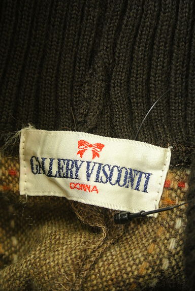 GALLERY VISCONTI（ギャラリービスコンティ）の古着「レイヤード風チェック柄膝上ワンピース（ワンピース・チュニック）」大画像６へ