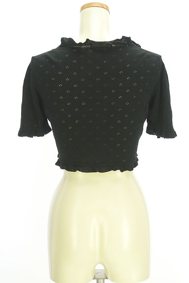 GALLERY VISCONTI（ギャラリービスコンティ）の古着「透かし編みフリルニットボレロ（カーディガン・ボレロ）」大画像２へ