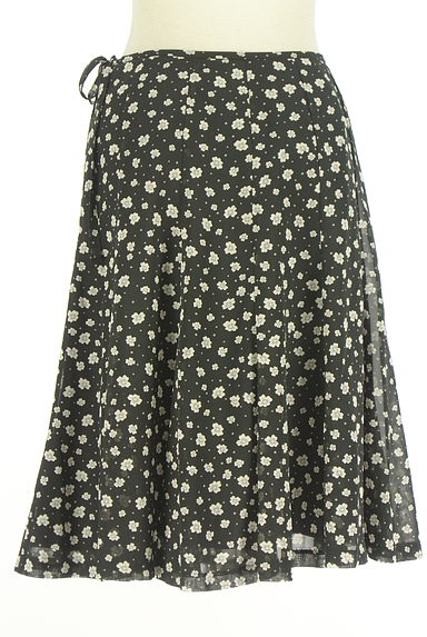 GALLERY VISCONTI（ギャラリービスコンティ）の古着「花柄膝丈シフォンスカート（スカート）」大画像２へ