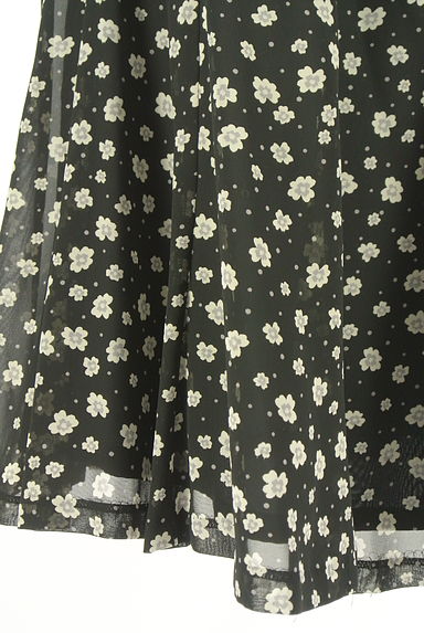 GALLERY VISCONTI（ギャラリービスコンティ）の古着「花柄膝丈シフォンスカート（スカート）」大画像５へ
