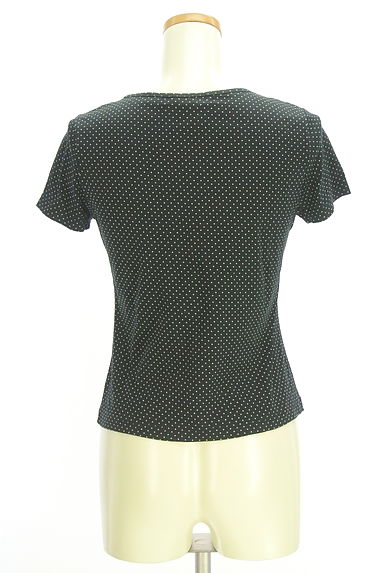 クリックで大画像表示 GALLERY VISCONTI(ギャラリービスコンティ)の古着「レースフリルピンドットTシャツ(カットソー・プルオーバー)」大画像2へ