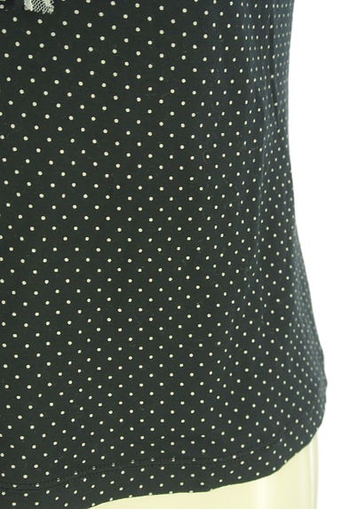 クリックで大画像表示 GALLERY VISCONTI(ギャラリービスコンティ)の古着「レースフリルピンドットTシャツ(カットソー・プルオーバー)」大画像5へ