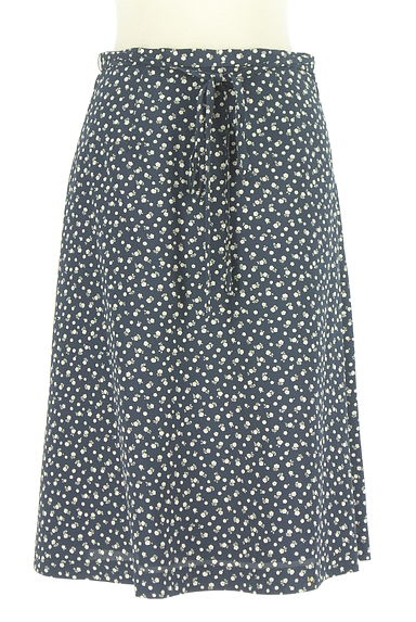 クリックで大画像表示 GALLERY VISCONTI(ギャラリービスコンティ)の古着「ベルト付き小花柄膝下スカート(スカート)」大画像1へ