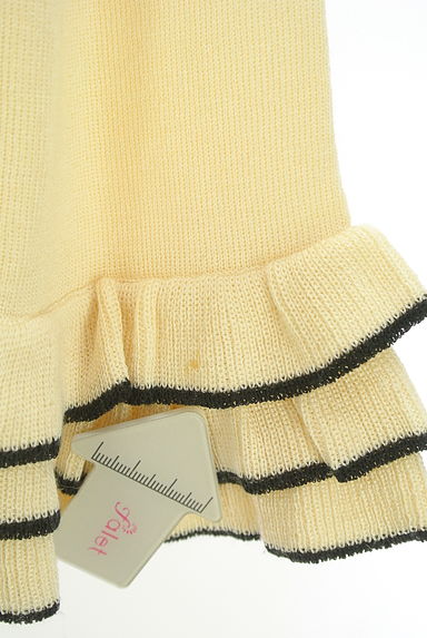 クリックで大画像表示 GALLERY VISCONTI(ギャラリービスコンティ)の古着「ティアードフリル7分袖ニット(ニット)」大画像5へ